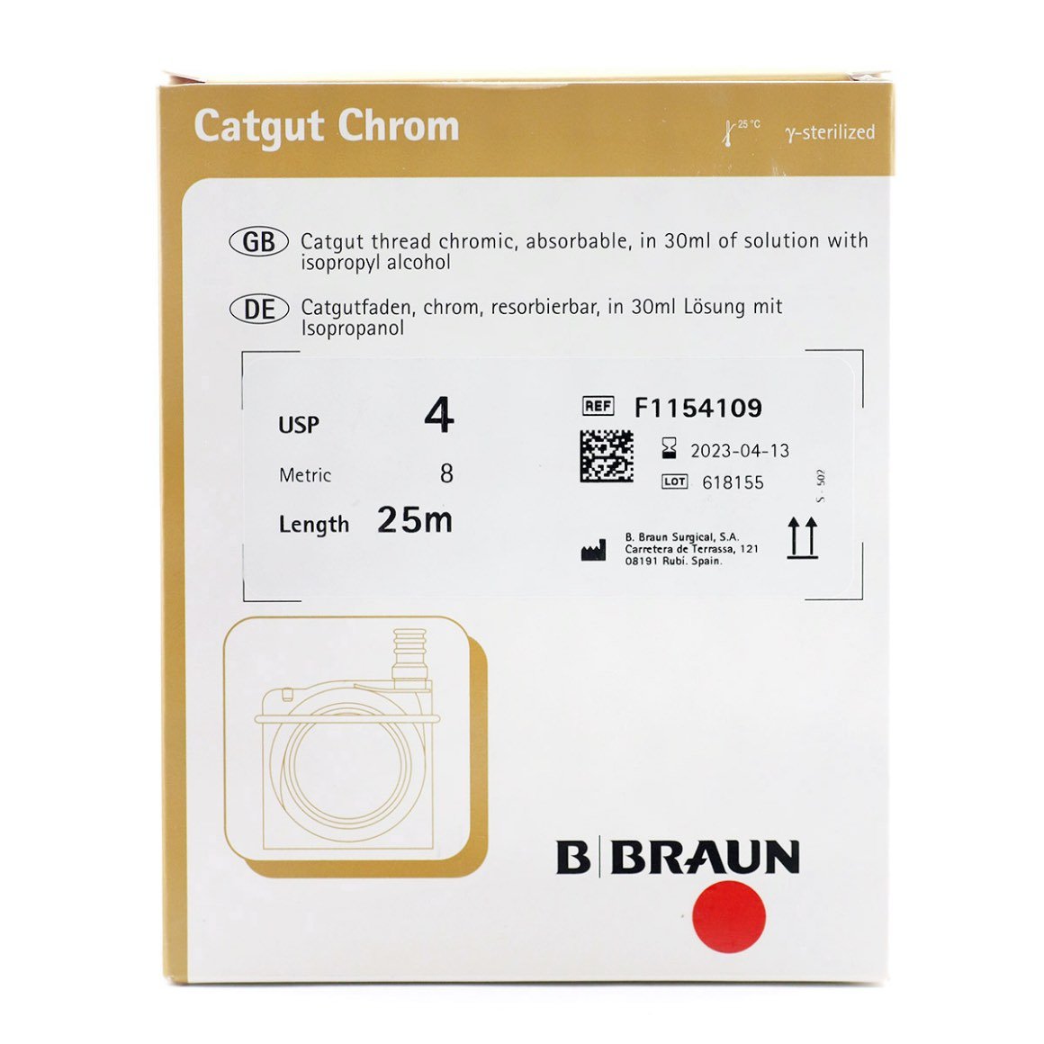 Catgut Chrom Cassette/25 m