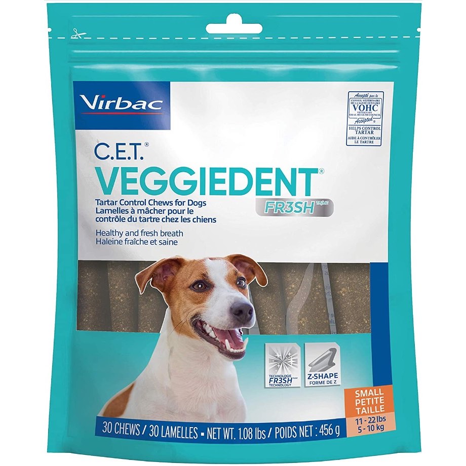 C.E.T VeggieDent FR3SH chews for dogs